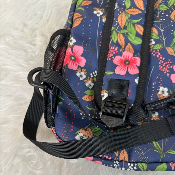 Mosiso Floral Print Crossbody Sling Daypack Backpack Travel Bag - Picture 6 of 11
